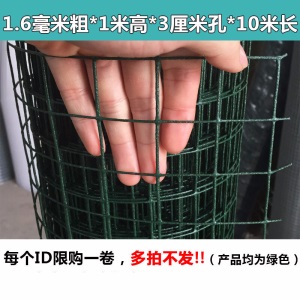小孔硬塑铁丝网围栏网护栏网荷兰网隔离网圈地养鸡网养殖围网 银色