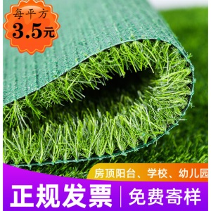 仿真草坪地毯绿色假草皮垫子人工塑料户外围挡户外人造草装饰围挡