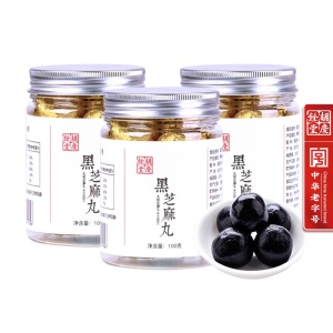 胡庆余堂 黑芝麻丸 古法九制 纯手工精制芝麻丸蜂蜜丸子