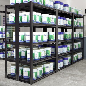 传迪 钢制货架仓储物架超市展示架货物架子轻型仓库货架家用置物架多层铁架