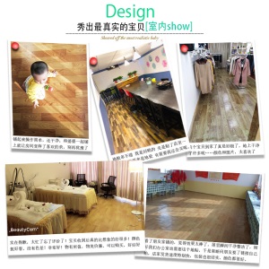 地板革加厚地板垫PVC仿真地毯防水家用自粘水泥地板贴纸耐磨地胶 蓝色