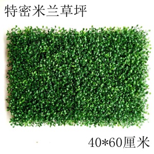 欧悟 塑料草坪人造草皮带花室内植物绿植花卉墙客厅橱窗阳台装饰仿真草坪