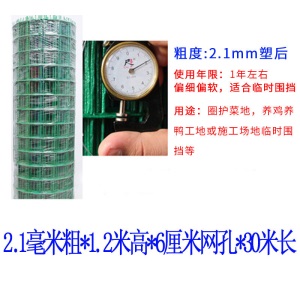 小孔硬塑铁丝网围栏网护栏网荷兰网隔离网圈地养鸡网养殖围网 银色