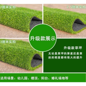 假草坪人工塑料草坪人造草坪垫仿真草皮绿色户外装饰地毯绿植垫子工程围挡足球场草场
