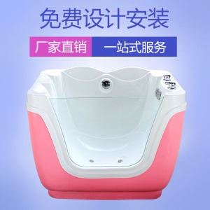 婴儿童游泳池馆商用亚克力恒温加热定设备全套母婴店宝宝洗澡浴缸