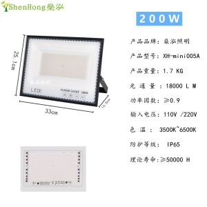 专供亚马逊跨境LED投光灯户外超薄线性mini款泛光灯广告牌照明灯