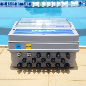 Piscine  游泳池设备 全自动水质监测控制仪 水质检测仪 AUT-04