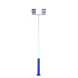 福建蓝球场灯广场灯专用led投光灯 8米高杆灯杆体育场所户外路灯