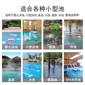 梦多福  水下水底智能吸尘器鱼池游泳池底小型水池吸污泵清洗清洁过滤器设 200瓦（10米电源线+池刷）