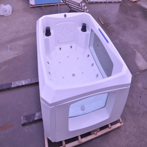 亚克力婴儿游泳池恒温加热母婴店大型商用洗澡浴缸儿童游泳馆设备