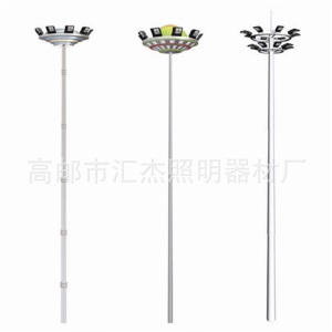 广场高杆灯灯杆 led路灯灯杆 15m25m高杆灯 球场高杆灯灯杆定制