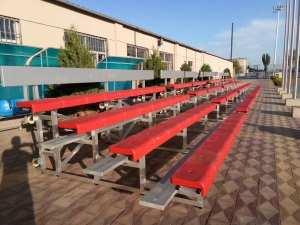 室内体育场带轮子观众台 室外演出简易看台  铝合金移动看台