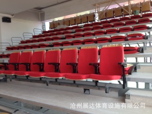 室外体育场 游泳馆 篮球馆伸缩看台 活动看台 学校移动看台座椅