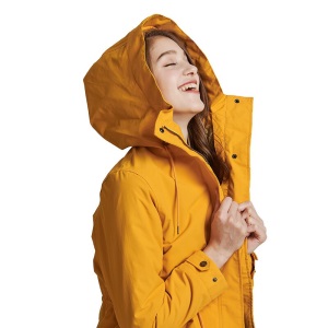 伯希和冲锋衣女秋冬修身韩版三合一可拆卸加绒加厚商务中长款时尚休闲保暖外套