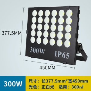 LED投光灯户外防水篮球体育场工地照明100w200w500W大功率投射灯