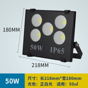 LED投光灯户外防水篮球体育场工地照明100w200w500W大功率投射灯