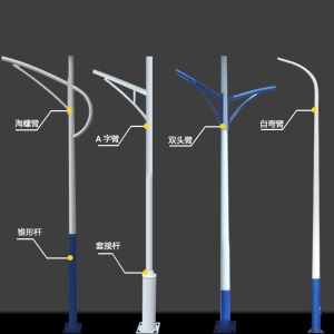 太阳能路灯杆6米户外高杆监控杆道路小区学校广场球场路灯灯杆厂