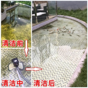梦多福  水底吸尘器鱼池游泳池浴池清洗机水下吸尘器小型水底清理机清洁吸粪器 (中大型池)200W套餐八
