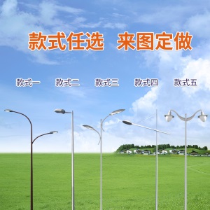 耀龙灯杆 路灯杆高灯杆户外灯杆生产厂家 单臂6/9/10/12米led灯杆