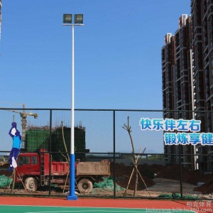 篮球场灯杆 热镀锌灯柱 球场圆柱路灯 灯杆批发 厂家直销