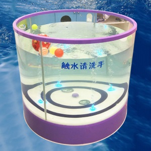 婴儿童加热馆商用钢化玻璃游泳池设备全套恒温中性有店洗澡浴缸