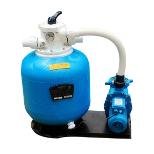 泳池过滤器设备 爱克水泵砂缸过滤器组合 AQUA沙缸 砂缸水泵连体