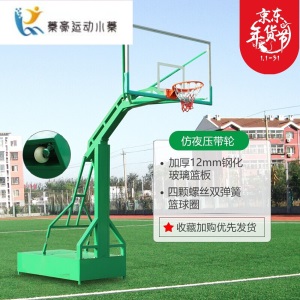 篮球架户外标准学校单位训练比赛可扣篮平箱可移动室外篮球框