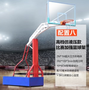 篮球架户外成人标准室外移动学校家用比赛广场落地式蓝球架