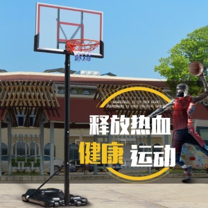 MDUNK 成人家用标准篮球架PC篮板室内简易儿童移动投蓝球框架幼儿园可升降户外 少儿版