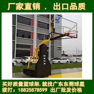 球星品牌篮球架成人篮球架平箱式篮球架室外移动式校园蓝球架
