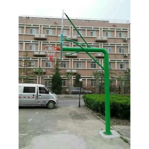 户外室外篮球架凹箱平箱圆管大小箱篮球架可移动篮架体育 地埋式圆管篮架