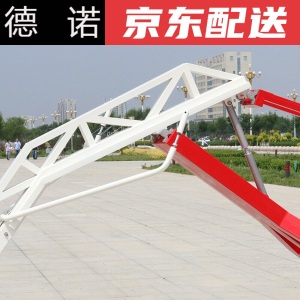 室外篮球架 可移动家用青少年训练标准仿液压独臂篮球架户外 新款加强款配红色
