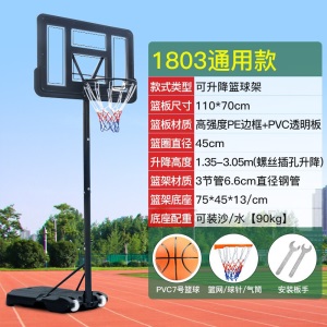 智特优 篮球架 儿童成人室外标准篮球架可移动升降篮球架便携式青少年户外标准家用室内外蓝球架子 儿童学习款