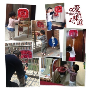 免打孔悬挂式篮球架篮筐儿童篮球框宝宝投篮玩具宿舍室内家用 小号款+1球+气筒+4无痕贴钩