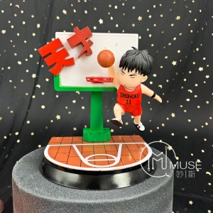 篮球鞋蛋糕装饰流川枫樱木花道摆件坐姿灌篮高手小子男孩生日主题