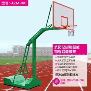 标准成人户外可移动落地式篮球架箱式学校比赛成人训练篮球架子