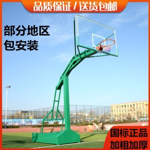 篮球架 家用成人移动篮球架 移动单臂独臂 凹箱成人户外健身学校家用比赛标准篮球架室外篮球架