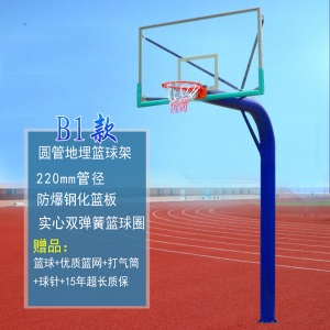 户外篮球架标准固定篮球架地埋式家用训练篮球架室外篮球框架
