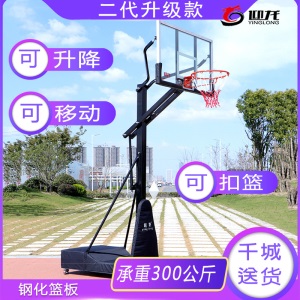 三代成人标准户外运动家用移动篮球架室外成年篮球框可升降