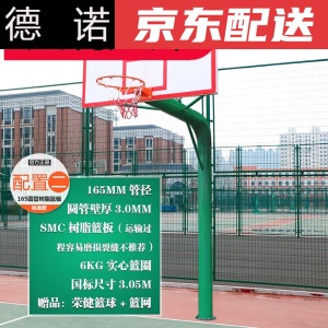 篮球架成人户外              荣健地埋式篮球架户外固定成年标准家用成人青少年小型简易投球