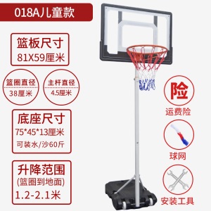 家用升降儿童篮球框青少年室内投篮框成人篮球架户外标准可移动