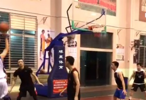 球星品牌篮球架成人篮球架平箱式篮球架室外移动式校园蓝球架