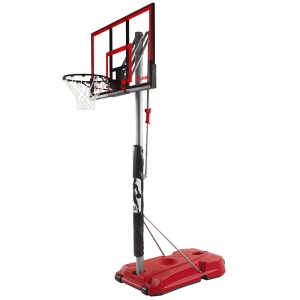 斯伯丁 Spalding 手摇式螺杆调节篮球架便携式60英寸矩形篮板篮球框