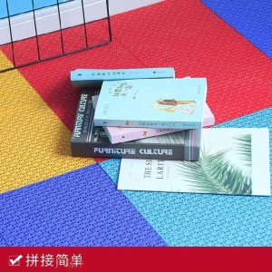 防滑悬浮地板户外球场羽毛球场拼装式用学校幼儿园蓝地面运动室外