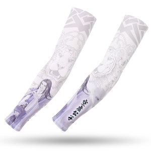 批发定制/冰丝防晒袖套户外骑行花臂纹身刺青男女手臂套钓鱼护袖
