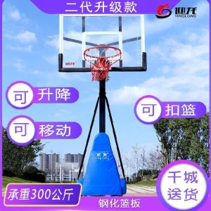 投篮篮球架升降框家用篮球架可小孩儿童室内移动户外青少年大人。