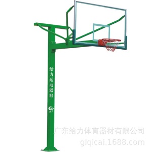 户外标准固定篮球架成人埋地篮球架家用钢化玻璃篮板工厂直销