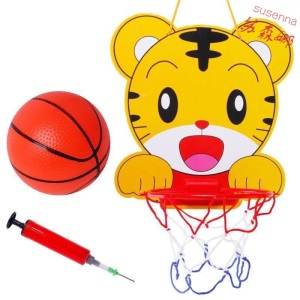 儿童玩具皮球篮球架室内家用悬挂投篮筐男孩体育运动卡通生日礼物