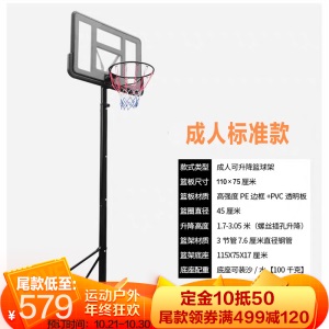 双航儿童家用篮球架子高度可调节篮球框孩子户外课移动篮球架投篮球框