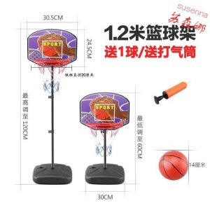儿童玩具皮球篮球架室内家用悬挂投篮筐男孩体育运动卡通生日礼物